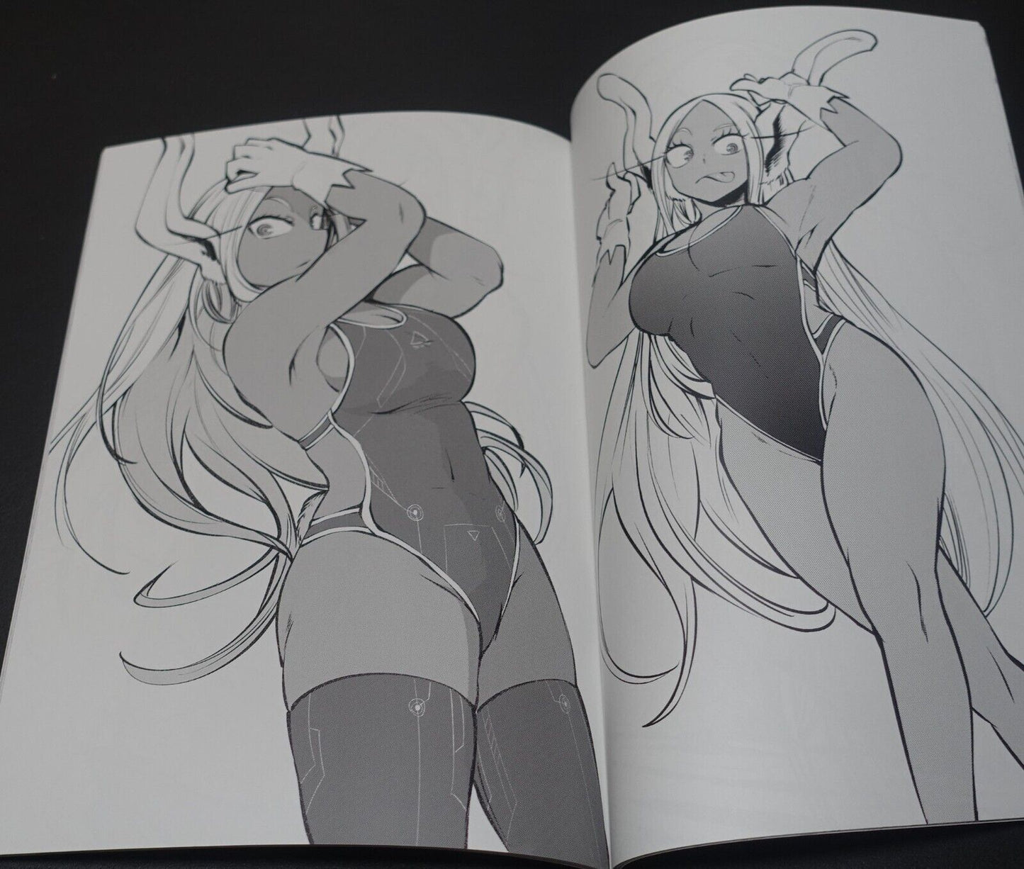 SHOW-TIME 2300 My Hero Academia Mirko Fan Made Comic & Art Book Set 