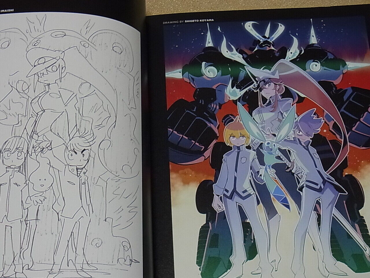 Animation PROMARE Design Work Book & Key Frame Art Book Set C97 Re-sell ver 