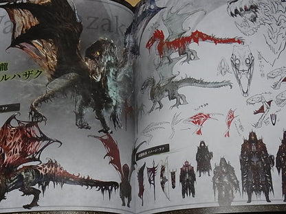 MONSTER HUNTER WORLD & ICEBORNE ART BOOK SET Monster Designs Hard Cover 