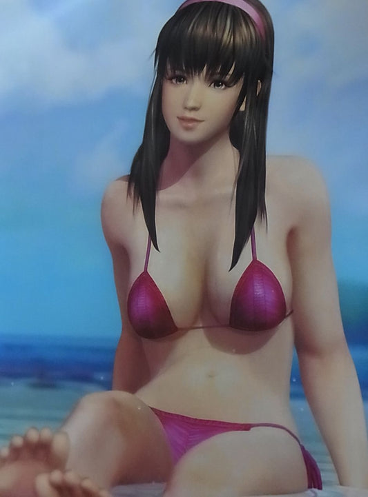 DEAD OR ALIVE 5 Last Round B2 SIZE Bath Room POSTER Hitomi DOA5 