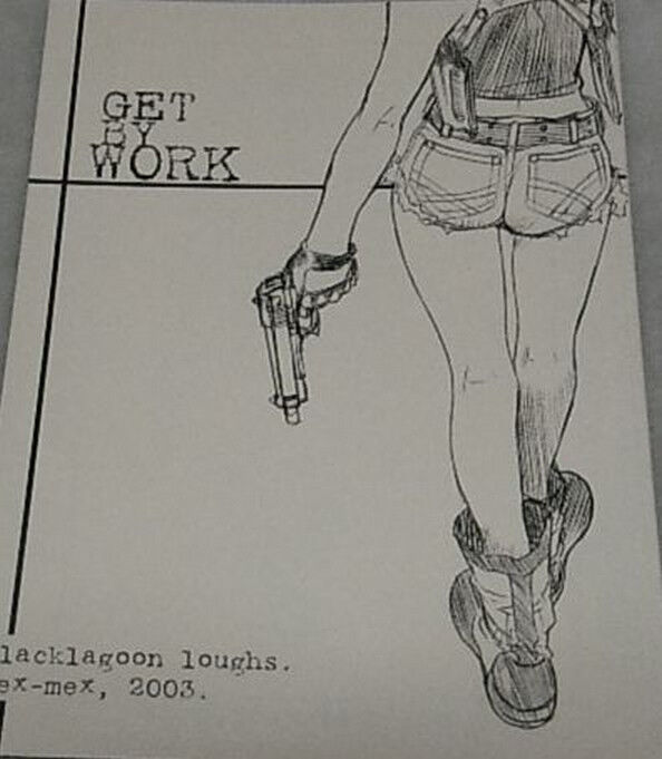 Rei Hiroe BLACK LAGOON Author's Art Doujinshi GET BY WORK 