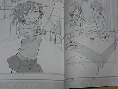 Yuichi Tanaka A Certain Scientific Railgun Designer's Art Book Index.note 1 & 2 