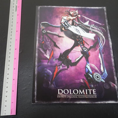 DEINO ORIGINAL ILLUSTRATION ART WORK BOOK DOLOMITE 2 Calne Ca 