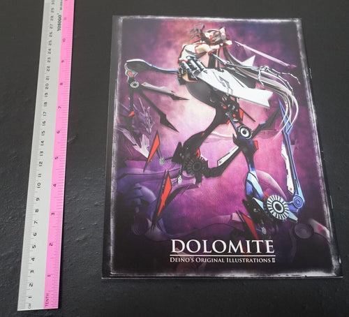 DEINO ORIGINAL ILLUSTRATION ART WORK BOOK DOLOMITE 2 Calne Ca 