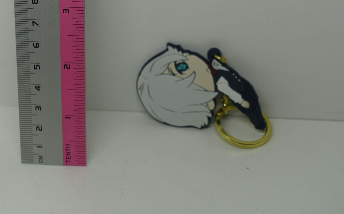 Death Parade Rubber Key Chain Pinched Decim 