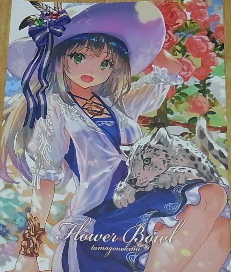 tamagonokimi Color Illustration Art Book Flower Bowl 