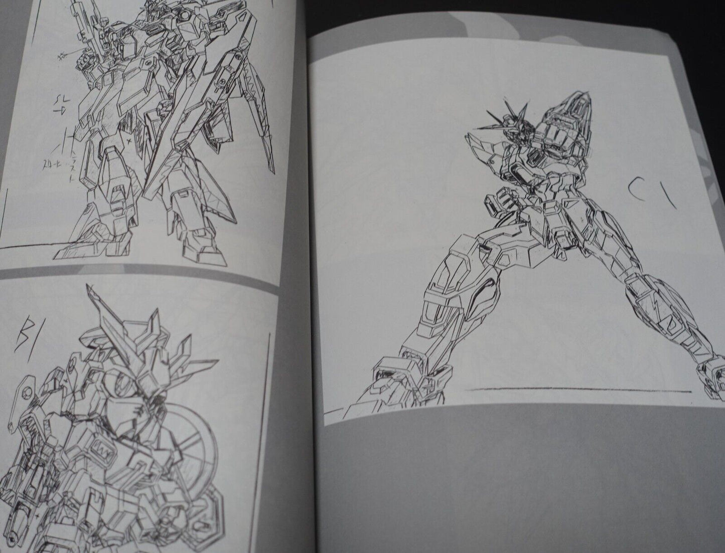 Masami Obari Animation Gundam Build Fighters Key Frame Art Book Rakugaki Damashi 