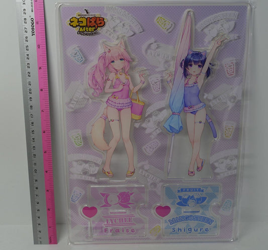 Nekopara After Acrylic Stand Figure Set Fraise & Shigure C100 