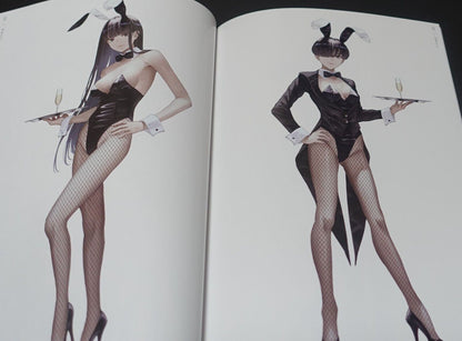 GAKAKU Original Bunny Girl Art Book BUNNY HONEY BUNNY STANDING BUNNY 1 
