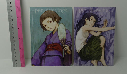Yoshitoshi Abe Art Card Set pen drawings 