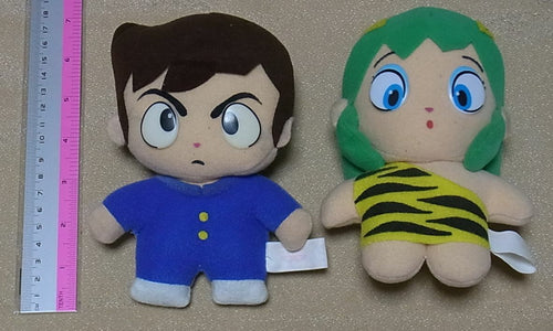 Urusei Yatsura Lum and Ataru Plush Doll Set 