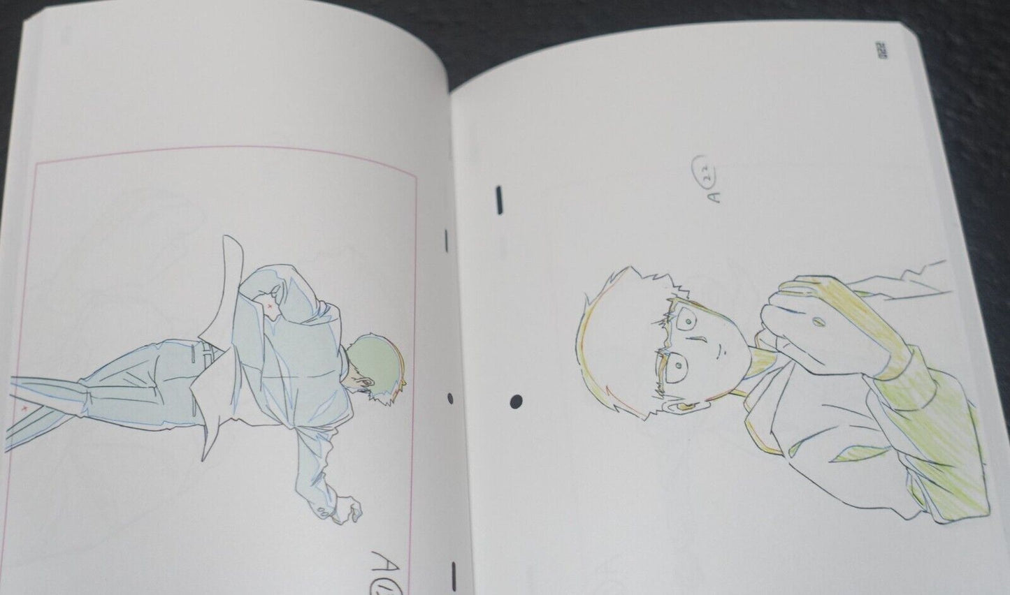 BONES Mob Psycho 100 3 Key Frame Art Mini Flip Book 