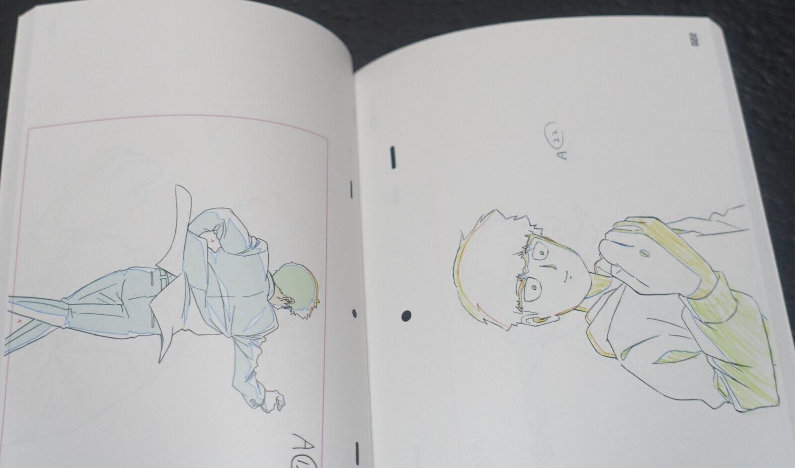 BONES Mob Psycho 100 3 Key Frame Art Mini Flip Book 