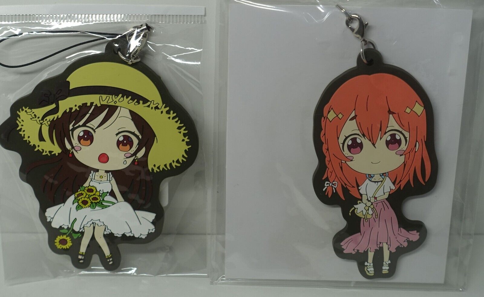 Kanojo, Okarishimasu Rent-A-Girlfriend Rubber Key Chain Set D 