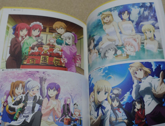 TYPE-MOON Carnival Phantasm Dokuhon setting art & story board 158page Fate 