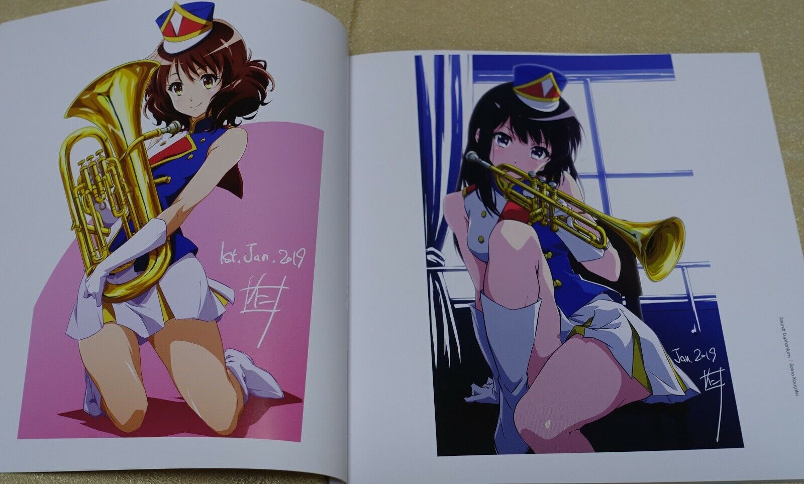 Nii Manabu Animation Character Art Book AD 2018-2019 Sound! Euphonium etc 