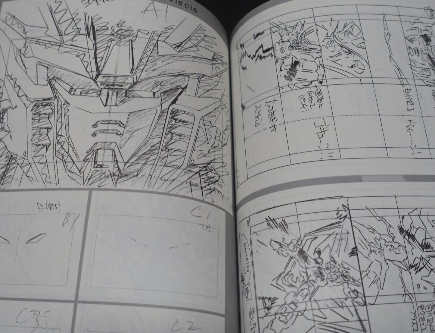 Masami Obari Animation Gundam Build Fighters Try Key Frame Art Book 