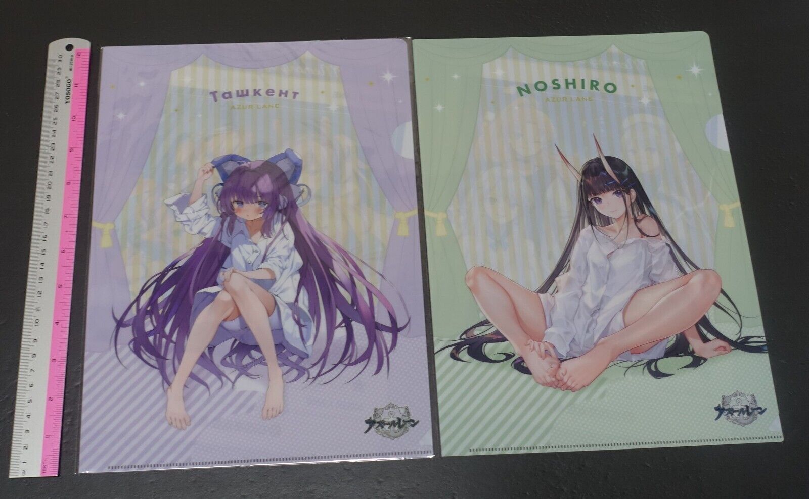 Yostar Azur Lane PVC Art Sheet Clear File Set TawkeHt & NOSHIRO 