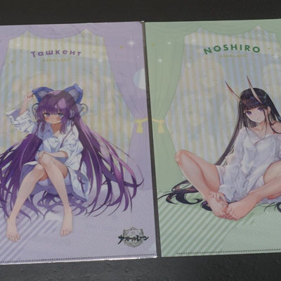 Yostar Azur Lane PVC Art Sheet Clear File Set TawkeHt & NOSHIRO 