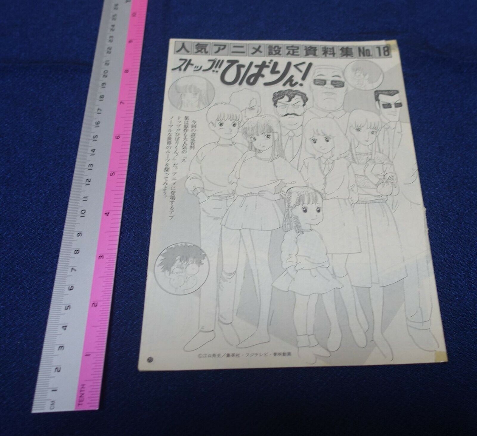 Cut Out Setting Art Article Stop!! Hibari-kun! 
