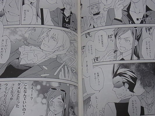 CURSOR Phoenix Wright4 Fan Doujinshi Comic Kenji plus Keiji 