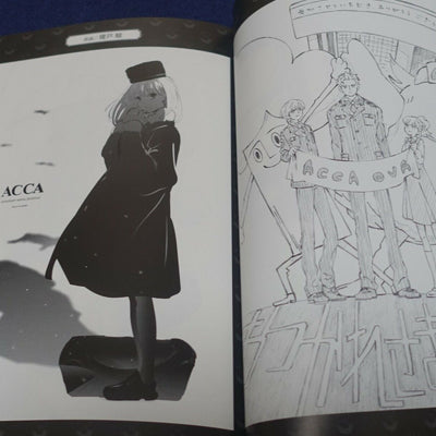 Animation ACCA 13-Territory Inspection Dept. Creators Art Book & Art Card 