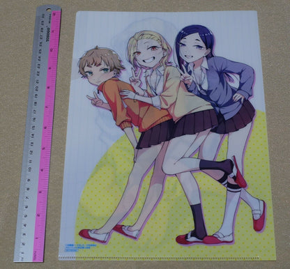 Yuichi Kato Yancha Gal no Anjo San PVC Art Sheet Clear File White 