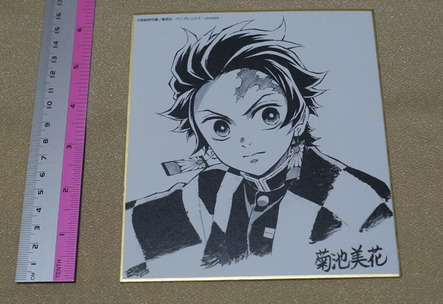 ufotable Kimetsu no Yaiba Demon Slayer Print Shikishi Art Board Tanjiro A 