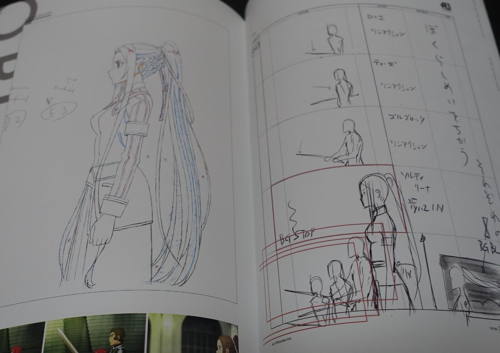 SWORD ART ONLINE Alicization OP ED Key & Story Board Art Book 1 & 2 Set SAO 