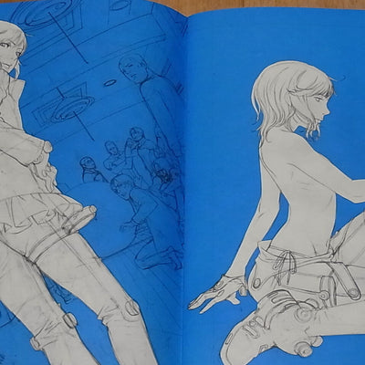 Yusuke Kozaki Illustration Art Book Lea draw RARE 