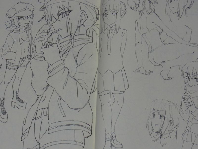 Animation Illustrator Rintauros Rough Art Book Fate FGO etc C94 