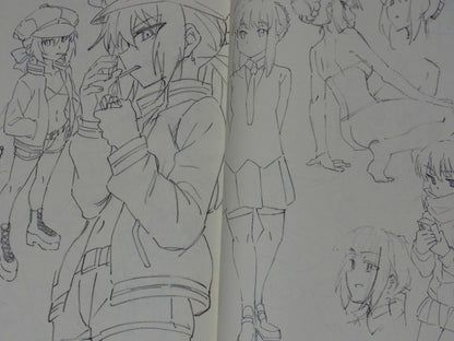 Animation Illustrator Rintauros Rough Art Book Fate FGO etc C94 
