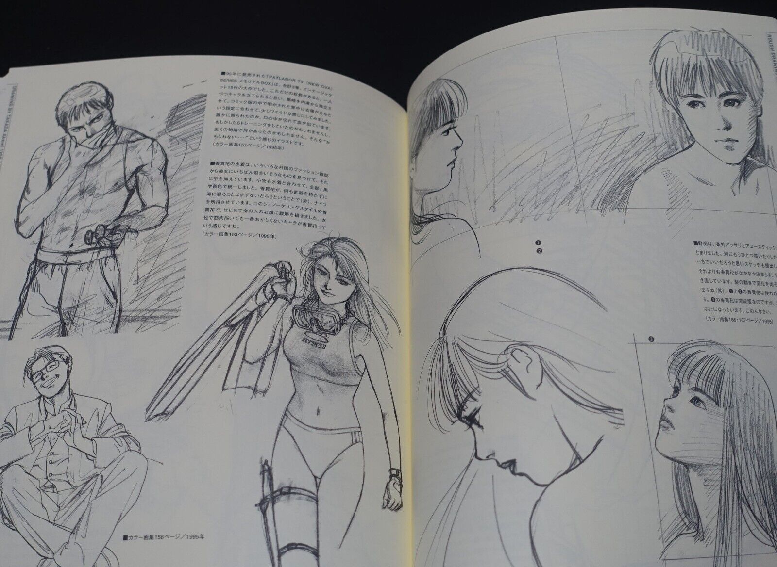 Akemi Takada PATLABOR ILLUSTRATION WORKS BOOK DRAWING now or never 