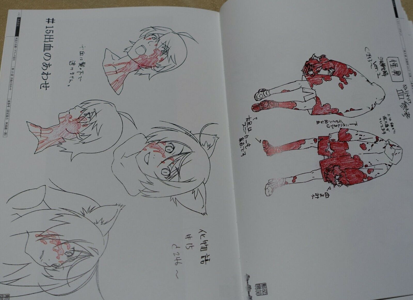 Bakemonogatari Production Note characters White Special Edition 