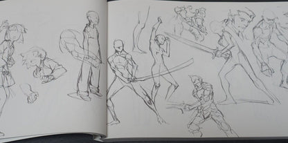 THE ART OF YOH YOSHINARI ROUGH SKETCHES ART BOOK 312page C90 