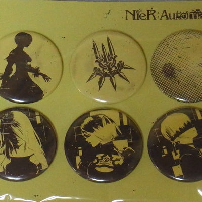 NieR?Automata Special Button Badge 6 Set Rare 