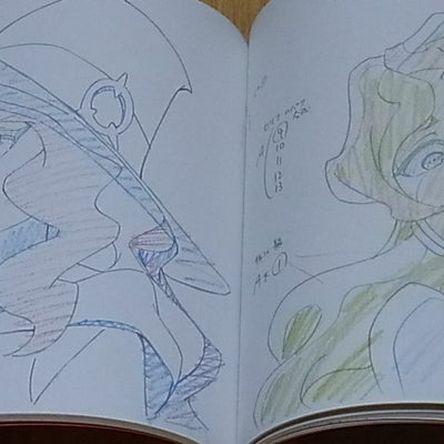 TRIGGER Little Witch Academia Exhibition Event Item Key Animation Art Book 