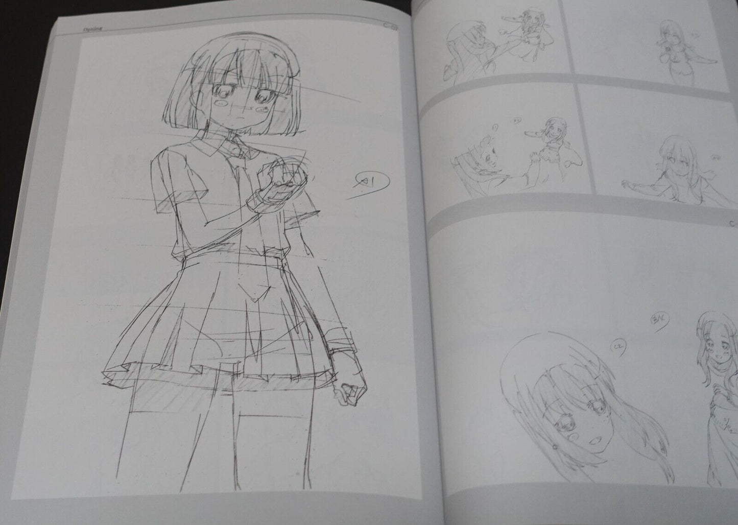 Masakatsu Sasaki Animation Key Frame Art Work Book 3 - Saki - 160page 