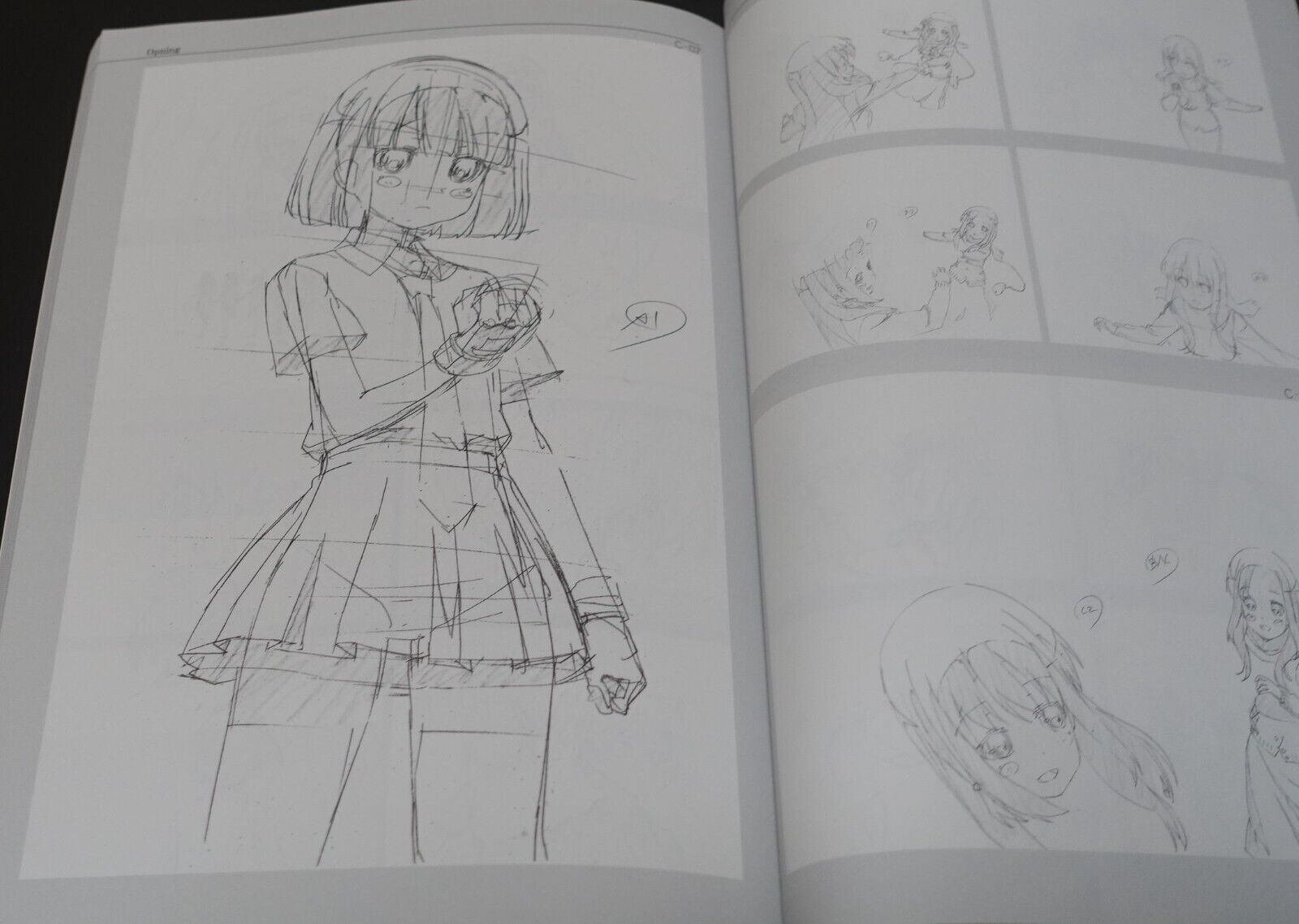 Masakatsu Sasaki Animation Key Frame Art Work Book 3 - Saki - 160page 