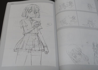 Masakatsu Sasaki Animation Key Frame Art Work Book 3 - Saki - 160page 