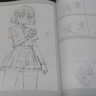 Masakatsu Sasaki Animation Key Frame Art Work Book 3 - Saki - 160page 