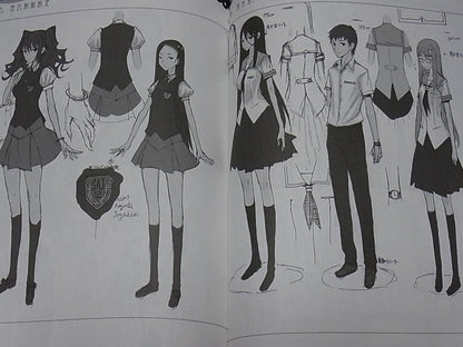 Honjou Raita Absolute Girl Absolute Whiteness Magical Girl Design Rough Art Book 