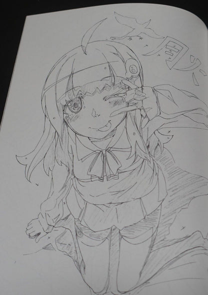Yataneko Bakemonogatari Animation Staff's Fan Art Book no-no-sub 