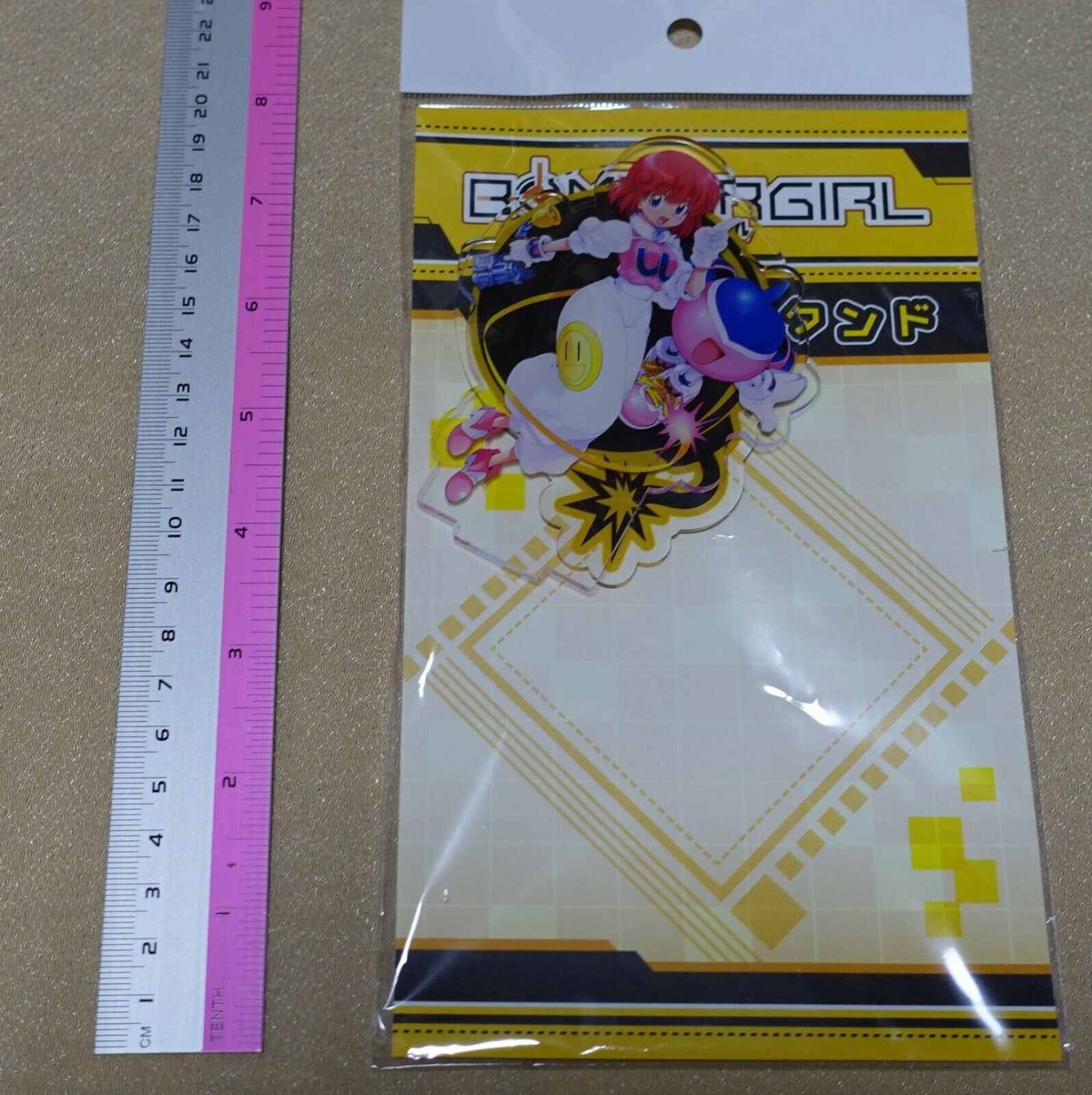 BOMBER GIRL Character Acrylic Stand Figure TWIN BEE PASTEL 