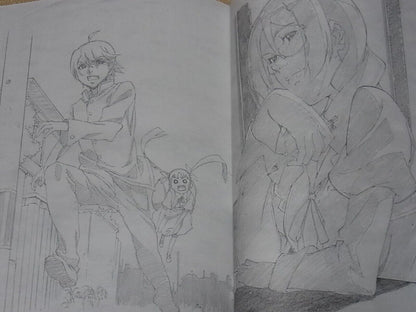 Kasetsu jyuukyo1 Bakemonogatari PUELLA MAGI MADOKA Fan Art Book Coloring book4 