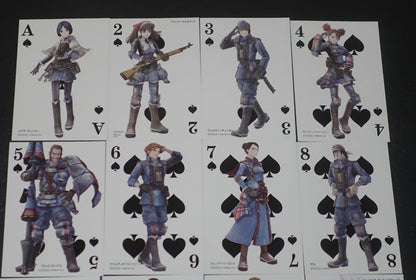 Raita Exhibition Event Valkyria Chronicles Playing Card Style Art Card 12 pieces 