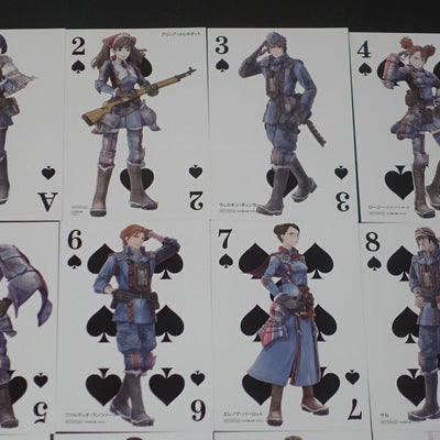 Raita Exhibition Event Valkyria Chronicles Playing Card Style Art Card 12 pieces 