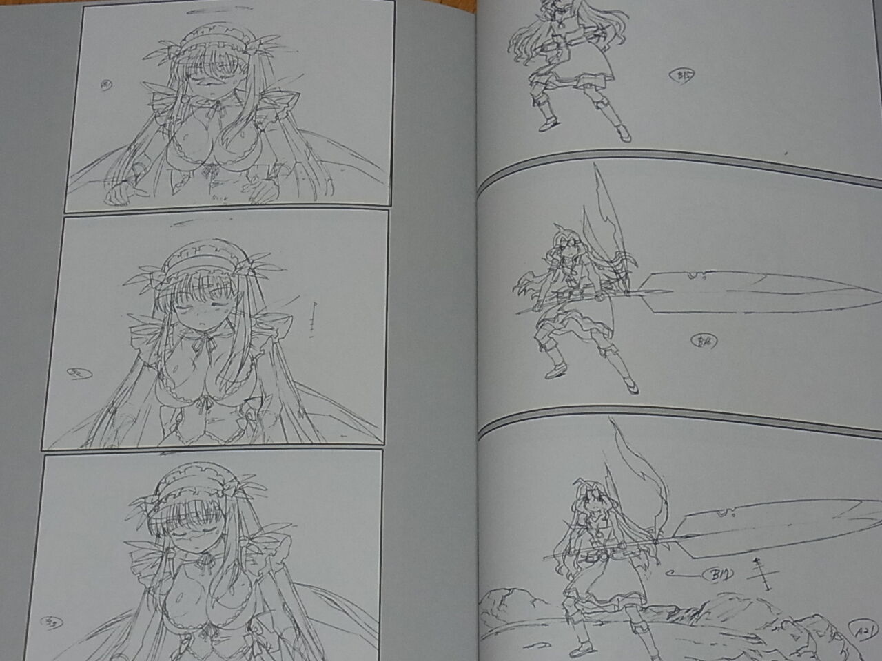 Masakatsu Sasaki Saki Animation Key Frame Art Book 150page 