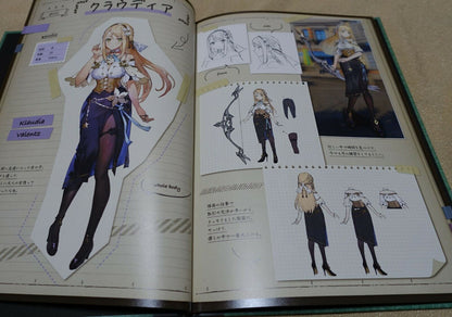 Atelier Ryza 2 Character Visual Art Book Hard Cover Ryza2 