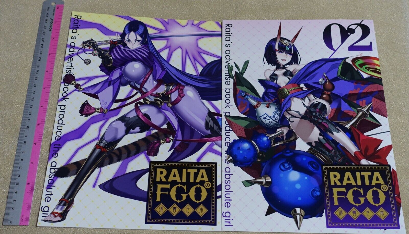 Honjou Raita Fate FGO Designer's Fan Art Book Rakugaki hon Vol.1-2 set Raikou 